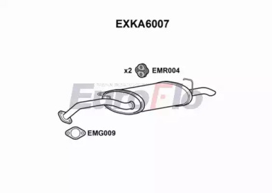 Амортизатор EuroFlo EXKA6007