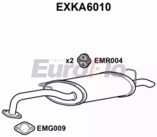 Амортизатор EuroFlo EXKA6010