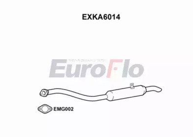 Глушитель выхлопных газов конечный EuroFlo EXKA6014