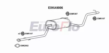 Амортизатор EuroFlo EXKA9006