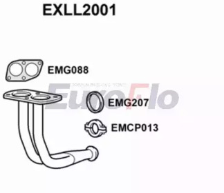 Труба выхлопного газа EuroFlo EXLL2001