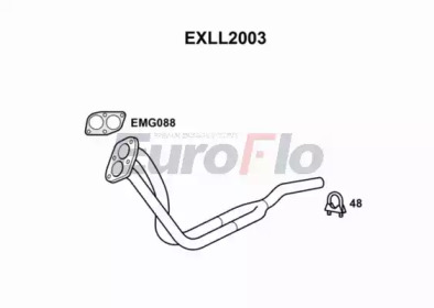 Труба выхлопного газа EuroFlo EXLL2003