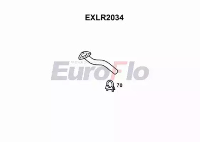 Труба выхлопного газа EuroFlo EXLR2034