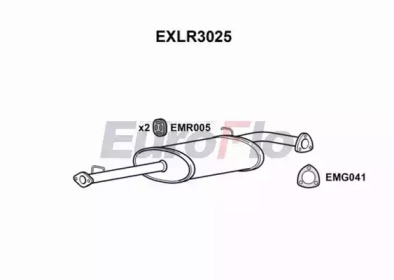 Амортизатор EuroFlo EXLR3025