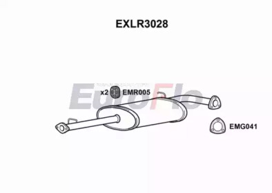 Амортизатор EuroFlo EXLR3028