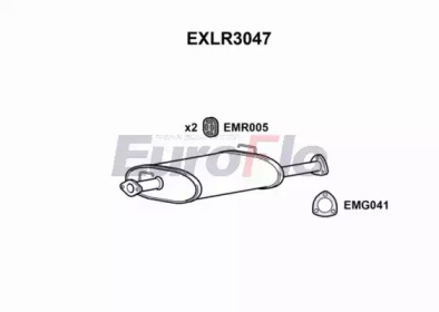 Амортизатор EuroFlo EXLR3047