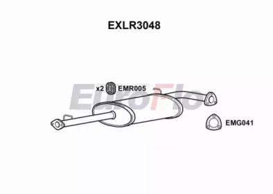 Амортизатор EuroFlo EXLR3048