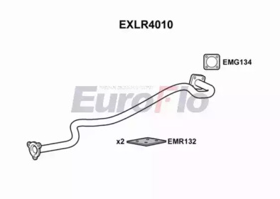 Труба выхлопного газа EuroFlo EXLR4010