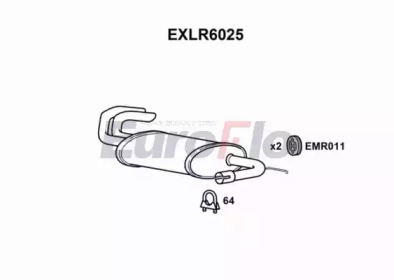 Амортизатор EuroFlo EXLR6025