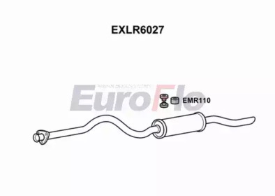 Глушитель выхлопных газов конечный EuroFlo EXLR6027