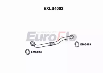 Труба выхлопного газа EuroFlo EXLS4002