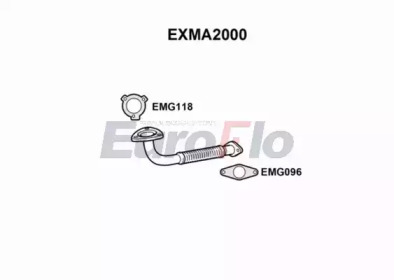 Труба выхлопного газа EuroFlo EXMA2000