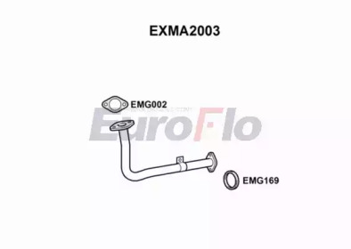 Труба выхлопного газа EuroFlo EXMA2003