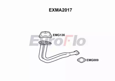 Труба выхлопного газа EuroFlo EXMA2017