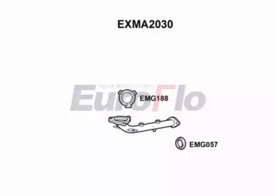 Труба выхлопного газа EuroFlo EXMA2030