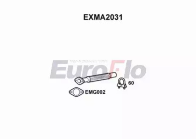 Труба выхлопного газа EuroFlo EXMA2031