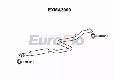 Средний глушитель выхлопных газов EuroFlo EXMA3009