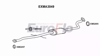 Амортизатор EuroFlo EXMA3049