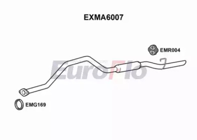 Глушитель выхлопных газов конечный EuroFlo EXMA6007