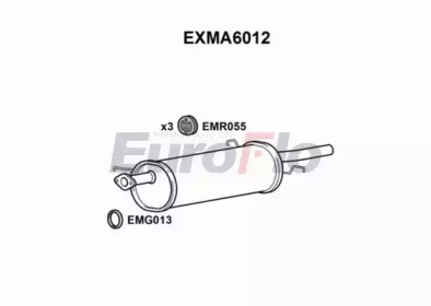 Амортизатор EuroFlo EXMA6012