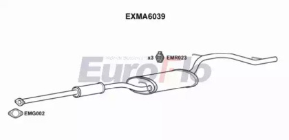 Амортизатор EuroFlo EXMA6039