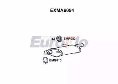 Амортизатор EuroFlo EXMA6054