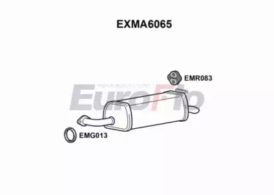 Глушитель выхлопных газов конечный EuroFlo EXMA6065