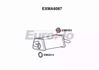 Амортизатор EuroFlo EXMA6067