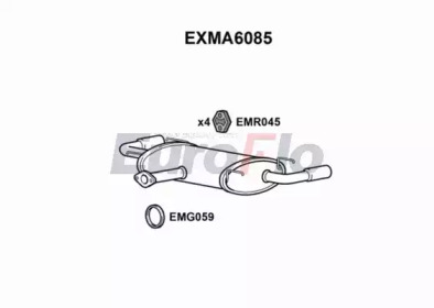 Амортизатор EuroFlo EXMA6085