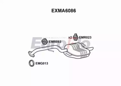 Амортизатор EuroFlo EXMA6086