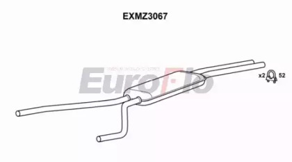 Средний глушитель выхлопных газов EuroFlo EXMZ3067