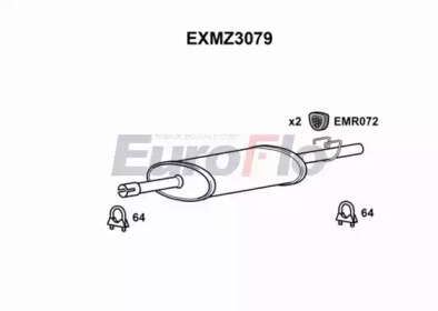 Амортизатор EuroFlo EXMZ3079