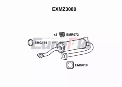 Амортизатор EuroFlo EXMZ3080