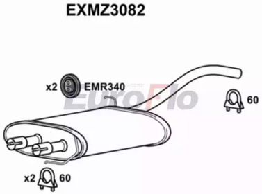 Амортизатор EuroFlo EXMZ3082