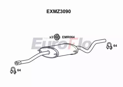 Амортизатор EuroFlo EXMZ3090