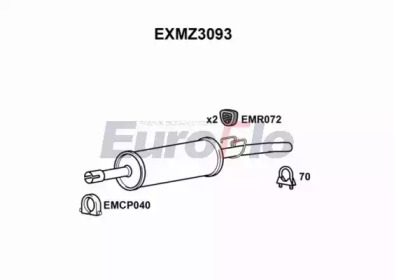 Амортизатор EuroFlo EXMZ3093