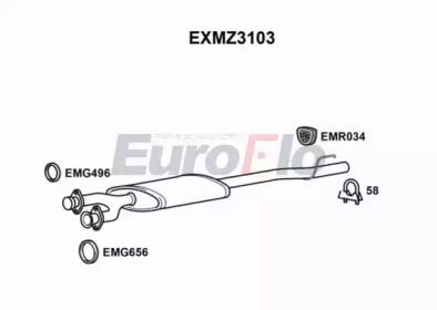 Амортизатор EuroFlo EXMZ3103