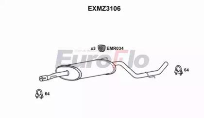 Амортизатор EuroFlo EXMZ3106