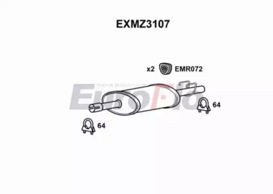 Амортизатор EuroFlo EXMZ3107