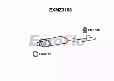 Амортизатор EuroFlo EXMZ3108