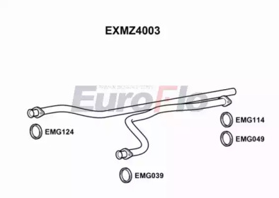 Труба выхлопного газа EuroFlo EXMZ4003