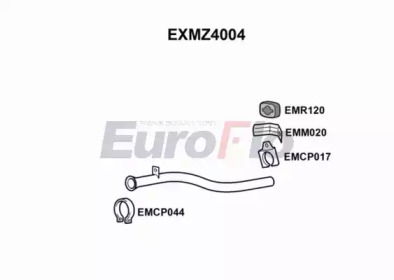 Труба выхлопного газа EuroFlo EXMZ4004