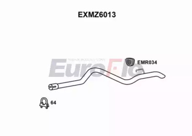 Насадка выпускной трубы EuroFlo EXMZ6013