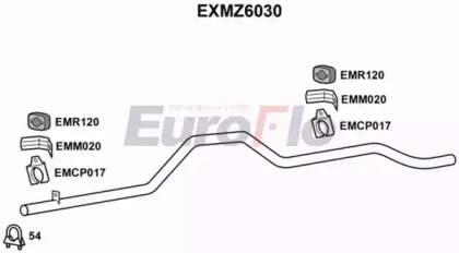 Насадка выпускной трубы EuroFlo EXMZ6030