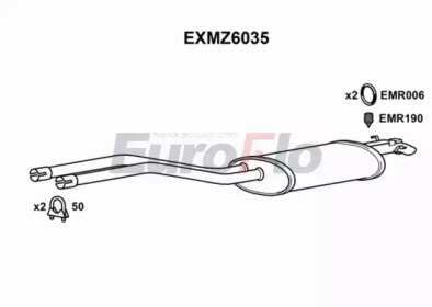 Амортизатор EuroFlo EXMZ6035