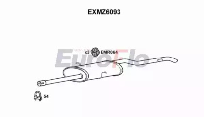 Амортизатор EuroFlo EXMZ6093