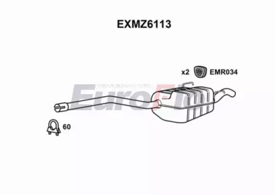 Амортизатор EuroFlo EXMZ6113