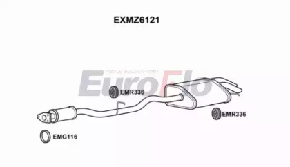 Амортизатор EuroFlo EXMZ6121