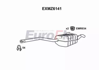 Амортизатор EuroFlo EXMZ6141