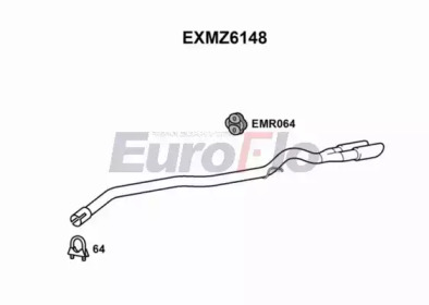 Насадка выпускной трубы EuroFlo EXMZ6148